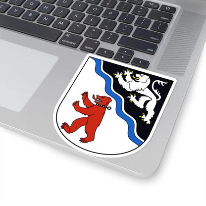 BasadingenSchlattingen-blazon (Switzerland) (Coat of Arms) STICKER Vinyl Kiss-Cut Decal - The Sticker Space