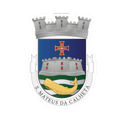 Basao-sao-mateus-calheta-2020 (Portugal) (Coat of Arms) STICKER Vinyl Kiss-Cut Decal 2 Inch White - The Sticker Space
