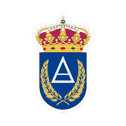 Basbefälsskolan vapen (Sweden) (Coat of Arms) STICKER Vinyl Kiss-Cut Decal 3 Inch White - The Sticker Space