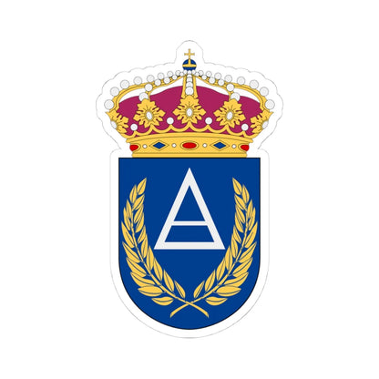 Basbefälsskolan vapen (Sweden) (Coat of Arms) STICKER Vinyl Kiss-Cut Decal 4 Inch White - The Sticker Space