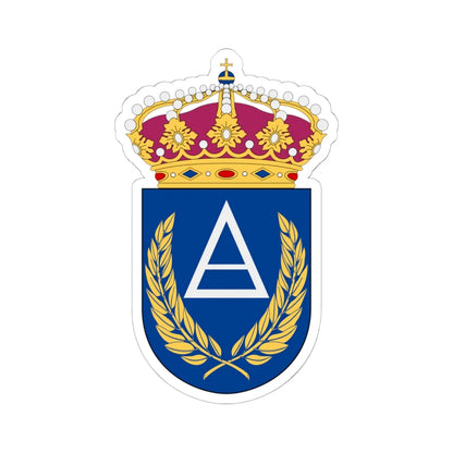 Basbefälsskolan vapen (Sweden) (Coat of Arms) STICKER Vinyl Kiss-Cut Decal 6 Inch White - The Sticker Space