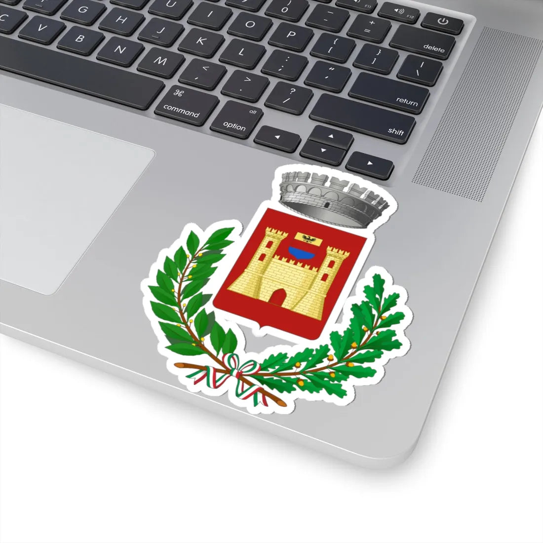 Bascapè-Stemma (Italy) (Coat of Arms) STICKER Vinyl Kiss-Cut Decal - The Sticker Space