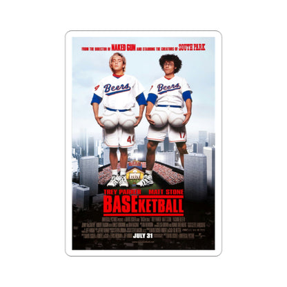 Baseketball 1998 Movie Poster STICKER Vinyl Die-Cut Decal-2 Inch-The Sticker Space