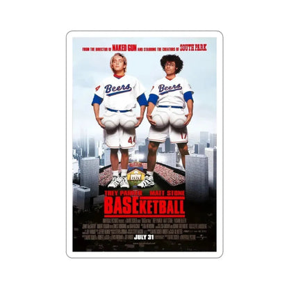 Baseketball 1998 Movie Poster STICKER Vinyl Die-Cut Decal 6 Inch - The Sticker Space