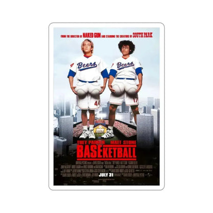 Baseketball 1998 Movie Poster STICKER Vinyl Die-Cut Decal - The Sticker Space