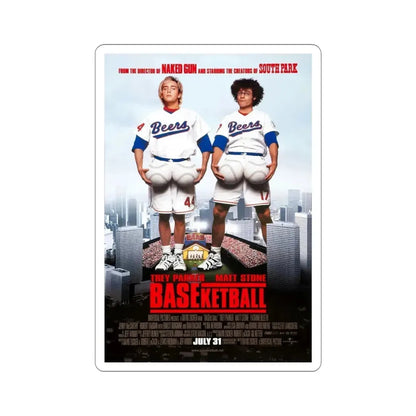 Baseketball 1998 Movie Poster STICKER Vinyl Die-Cut Decal - The Sticker Space