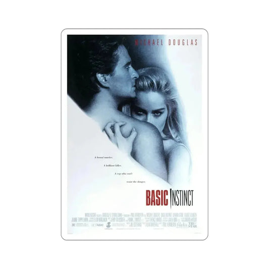 Basic Instinct 1992 Movie Poster STICKER Vinyl Die-Cut Decal 6 Inch - The Sticker Space