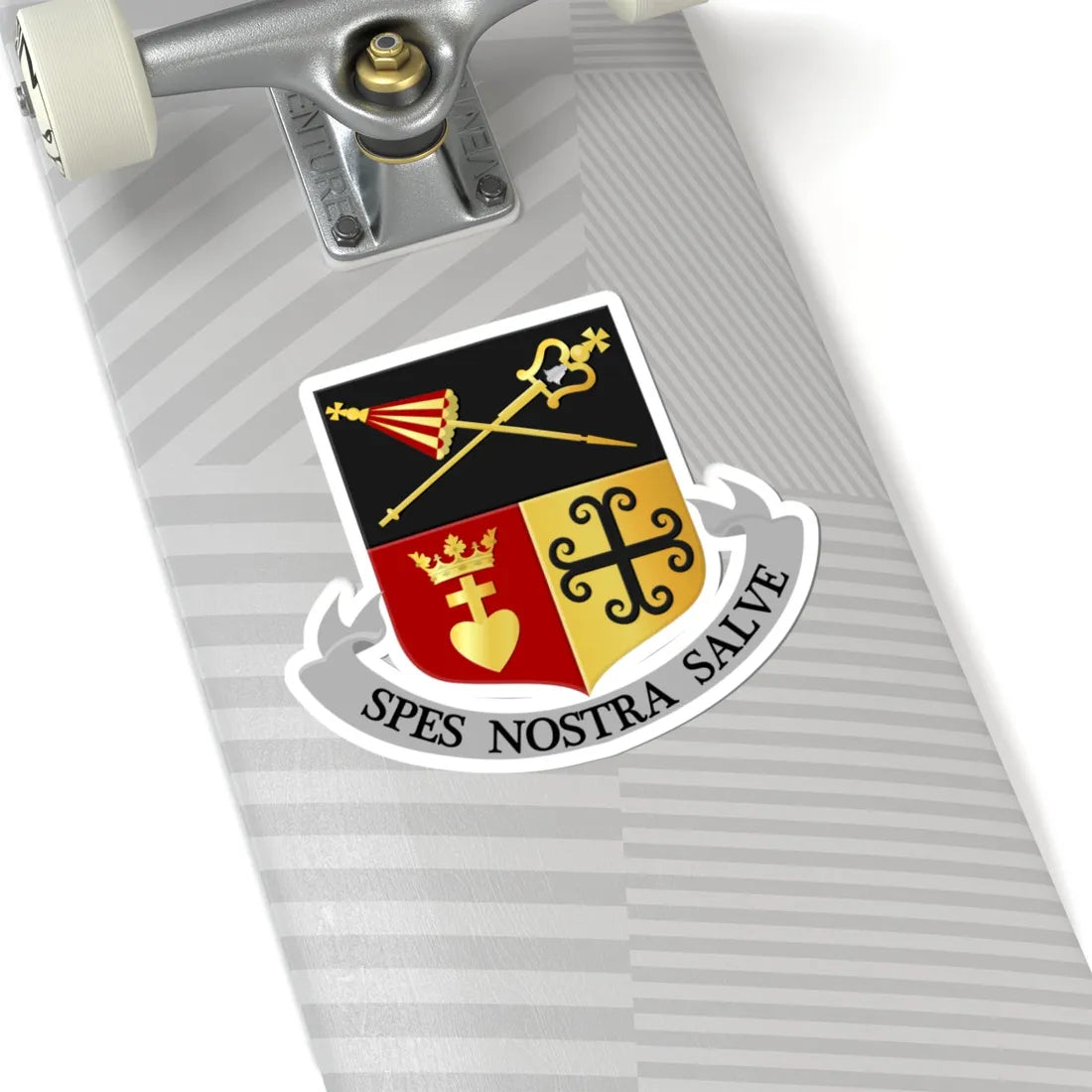 Basiliek van Onze Lieve Vrouw van het Heilig Hart te Sittard (Netherlands) (Coat of Arms) STICKER Vinyl Kiss-Cut Decal - The Sticker Space