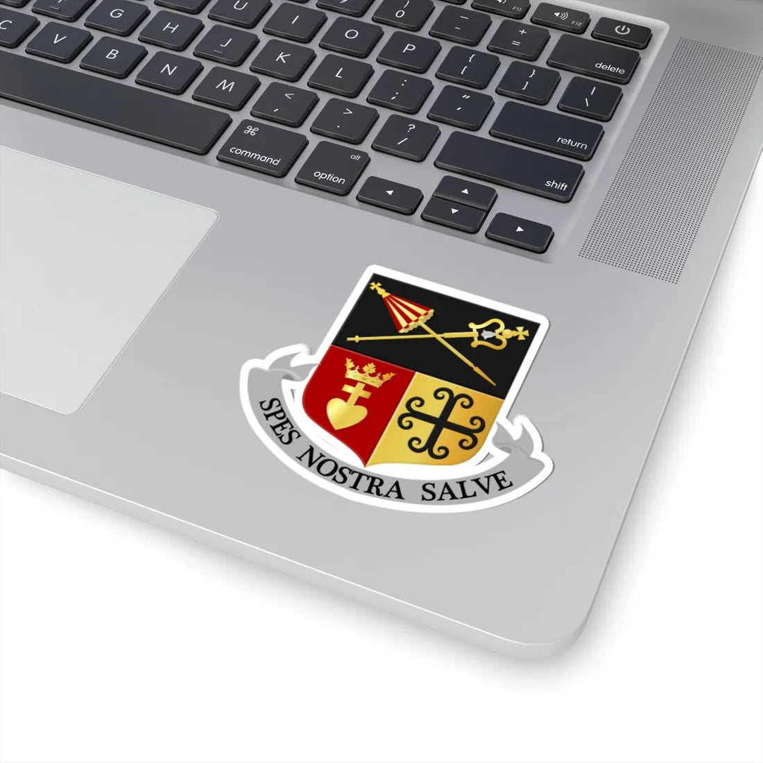Basiliek van Onze Lieve Vrouw van het Heilig Hart te Sittard (Netherlands) (Coat of Arms) STICKER Vinyl Kiss-Cut Decal - The Sticker Space