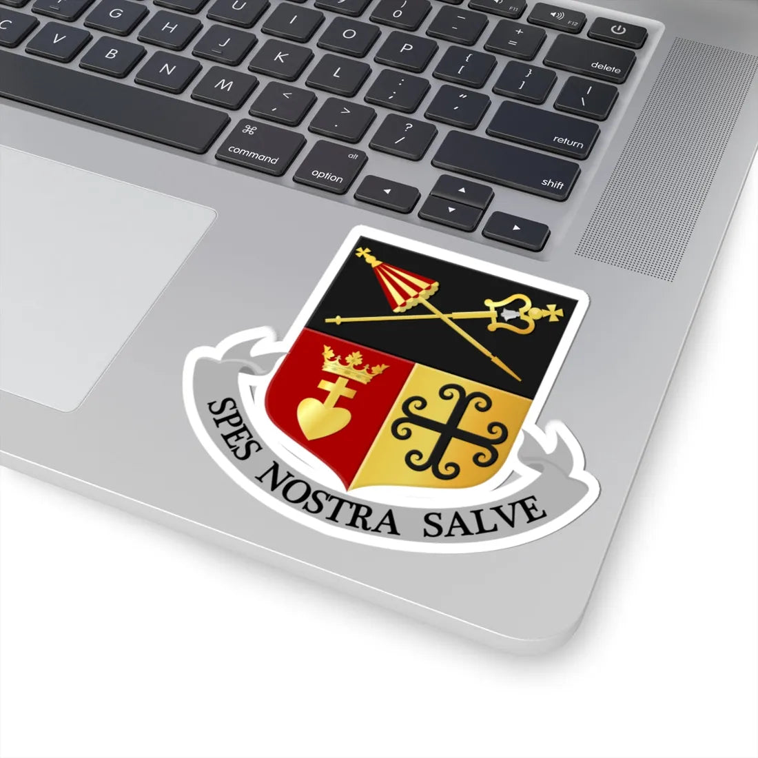 Basiliek van Onze Lieve Vrouw van het Heilig Hart te Sittard (Netherlands) (Coat of Arms) STICKER Vinyl Kiss-Cut Decal - The Sticker Space