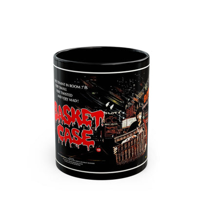 BASKET CASE 1982 Movie Poster - Black Coffee Mug-11oz-The Sticker Space