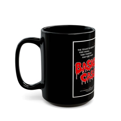 BASKET CASE 1982 Movie Poster - Black Coffee Mug-The Sticker Space