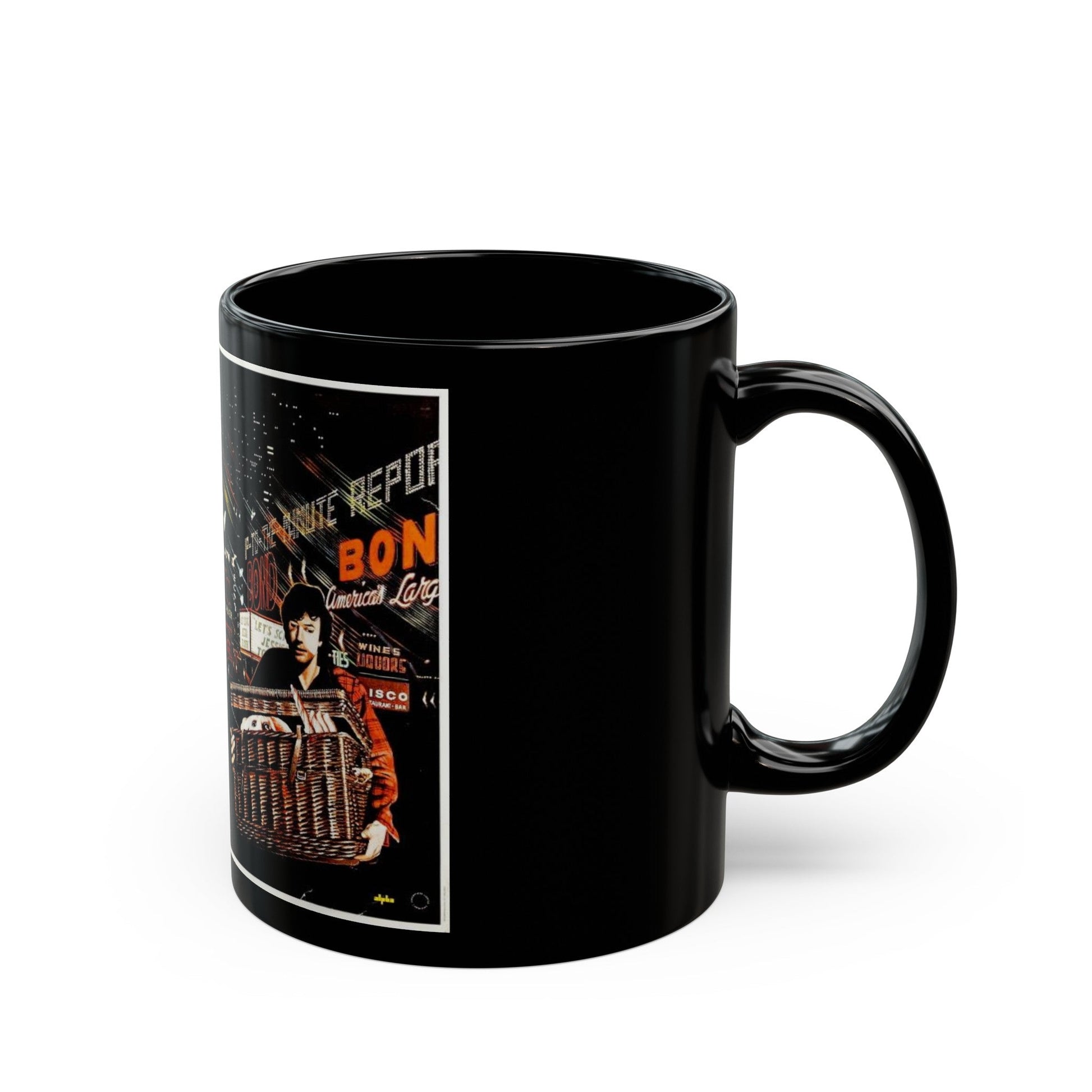 BASKET CASE 1982 Movie Poster - Black Coffee Mug-The Sticker Space