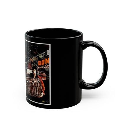 BASKET CASE 1982 Movie Poster - Black Coffee Mug-The Sticker Space