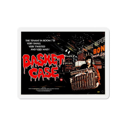 BASKET CASE 1982 Movie Poster - Die-Cut Magnet-3" x 3"-The Sticker Space