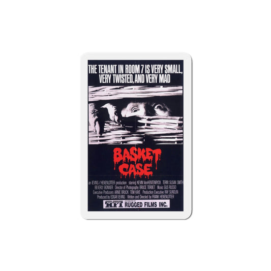 Basket Case 1982 Movie Poster Die-Cut Magnet-3" x 3"-The Sticker Space