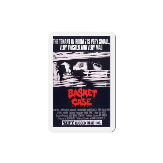 Basket Case 1982 Movie Poster Refrigerator Magnet 3 Inch - The Sticker Space