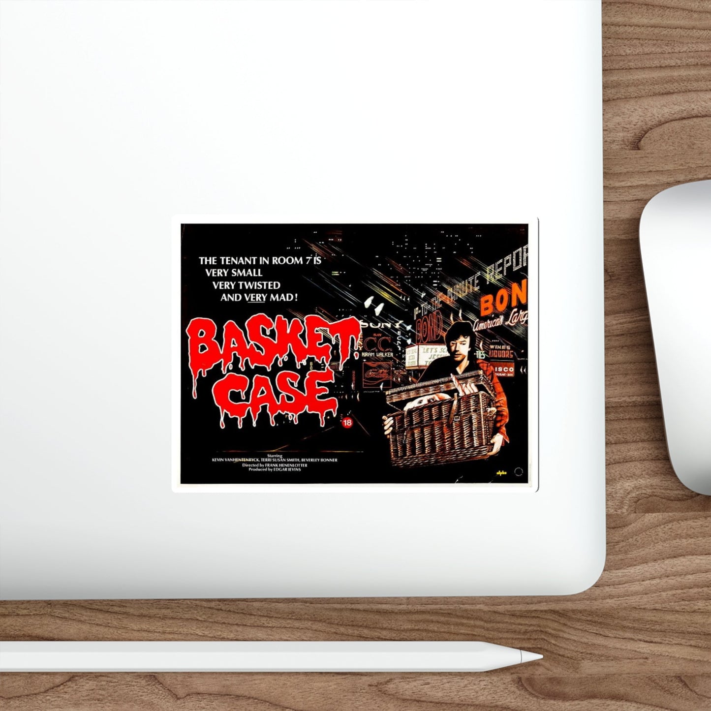 BASKET CASE 1982 Movie Poster STICKER Vinyl Die-Cut Decal-The Sticker Space