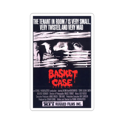 Basket Case 1982 Movie Poster STICKER Vinyl Die-Cut Decal-3 Inch-The Sticker Space