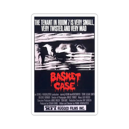 Basket Case 1982 Movie Poster STICKER Vinyl Die-Cut Decal - The Sticker Space