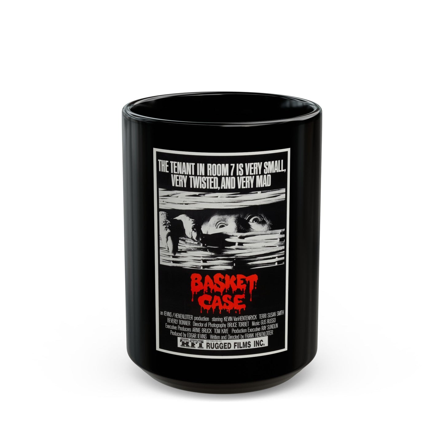 BASKET CASE (2) 1982 Movie Poster - Black Coffee Mug-15oz-The Sticker Space