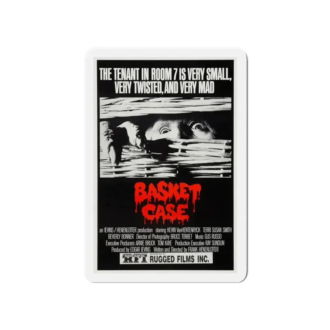 BASKET CASE (2) 1982 Movie Poster - Refrigerator Magnet - The Sticker Space