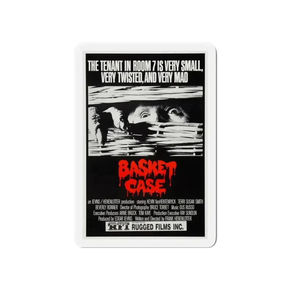 BASKET CASE (2) 1982 Movie Poster - Refrigerator Magnet - The Sticker Space