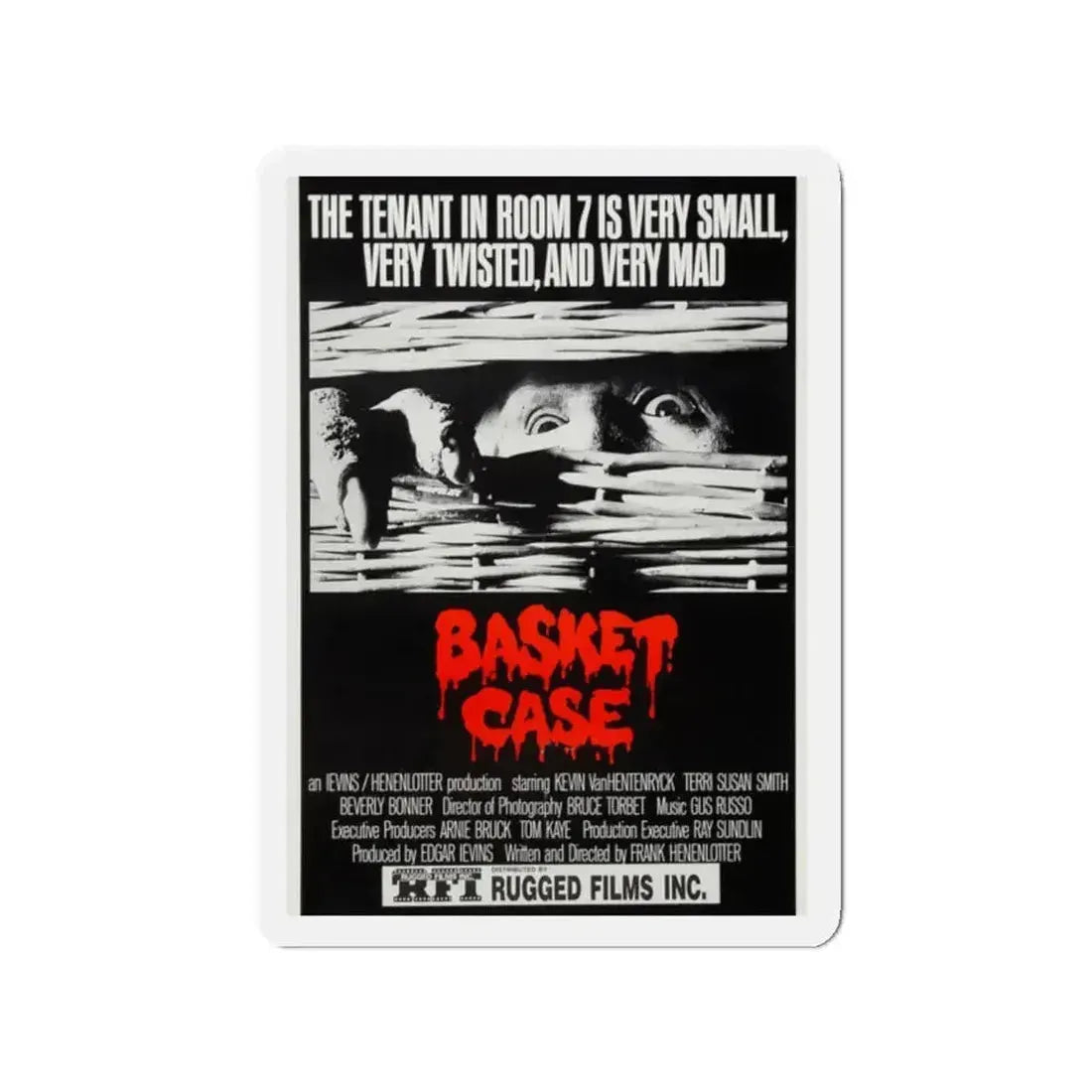 BASKET CASE (2) 1982 Movie Poster - Refrigerator Magnet - The Sticker Space