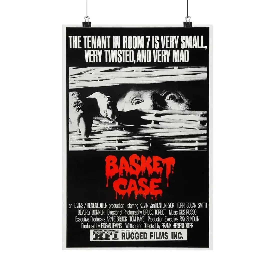 BASKET CASE (2) 1982 - Paper Movie Poster 12″ x 18″ Matte - The Sticker Space