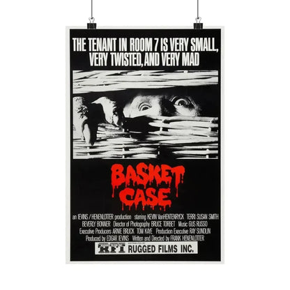 BASKET CASE (2) 1982 - Paper Movie Poster 12″ x 18″ Matte - The Sticker Space