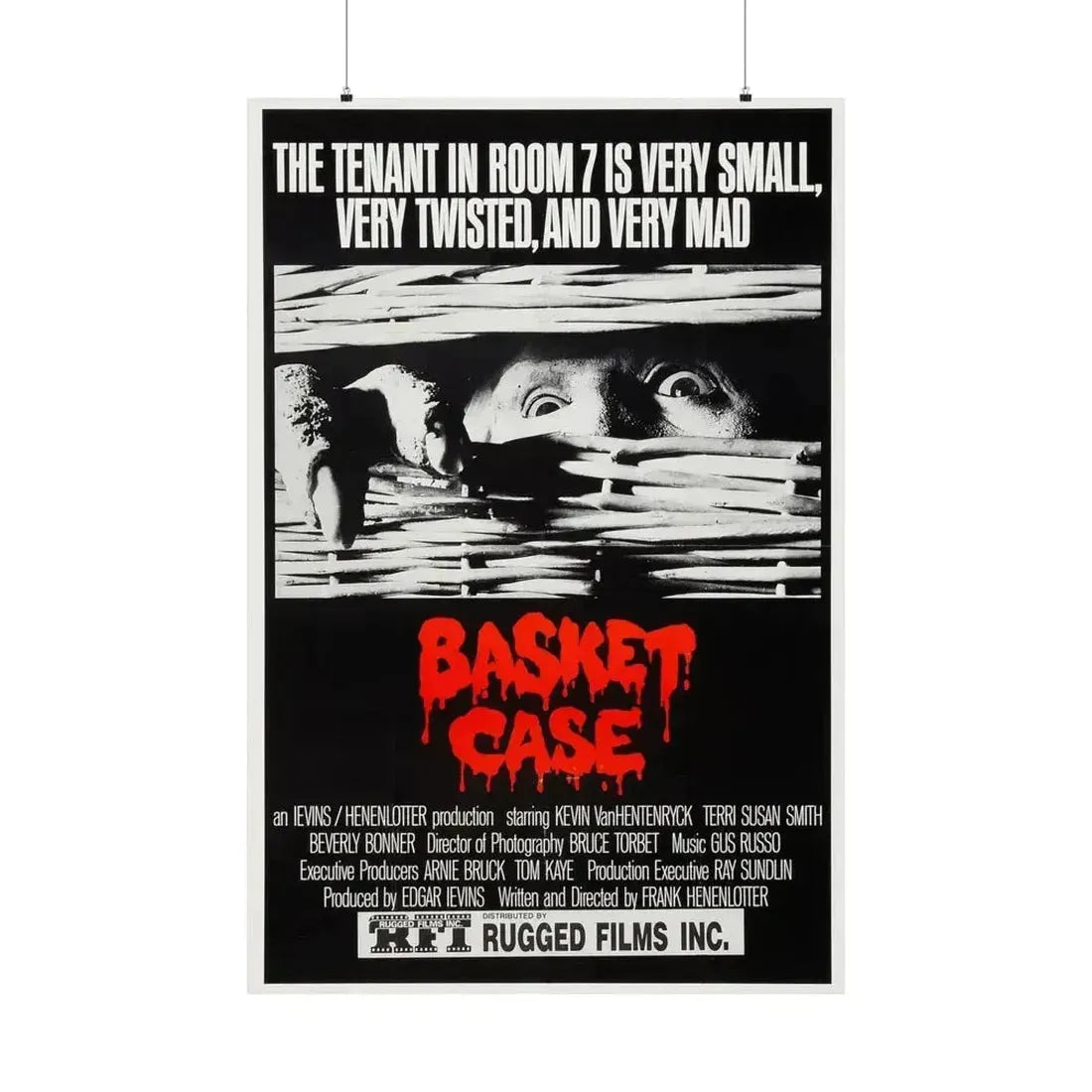 BASKET CASE (2) 1982 - Paper Movie Poster 36" x 54" Matte - The Sticker Space