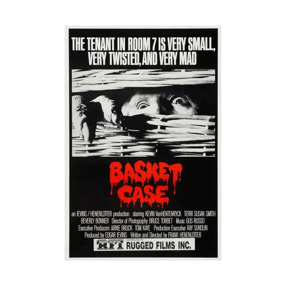 BASKET CASE (2) 1982 - Paper Movie Poster - The Sticker Space