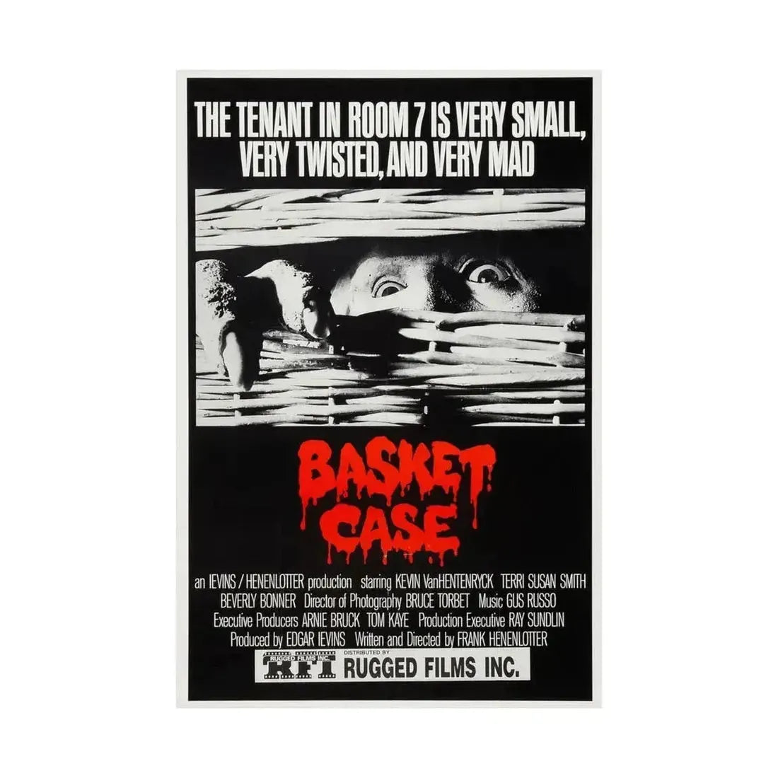 BASKET CASE (2) 1982 - Paper Movie Poster - The Sticker Space