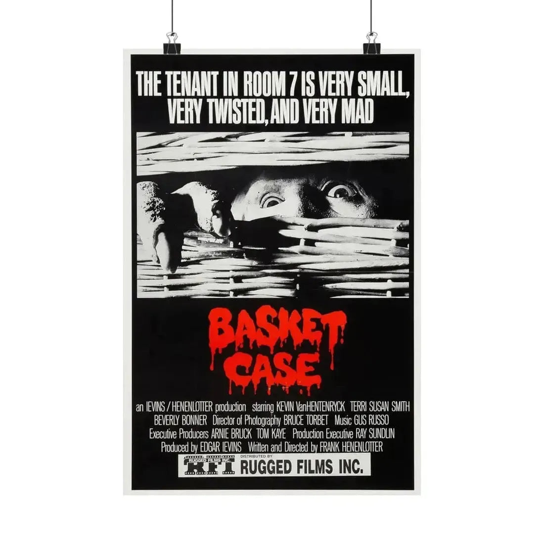 BASKET CASE (2) 1982 - Paper Movie Poster - The Sticker Space