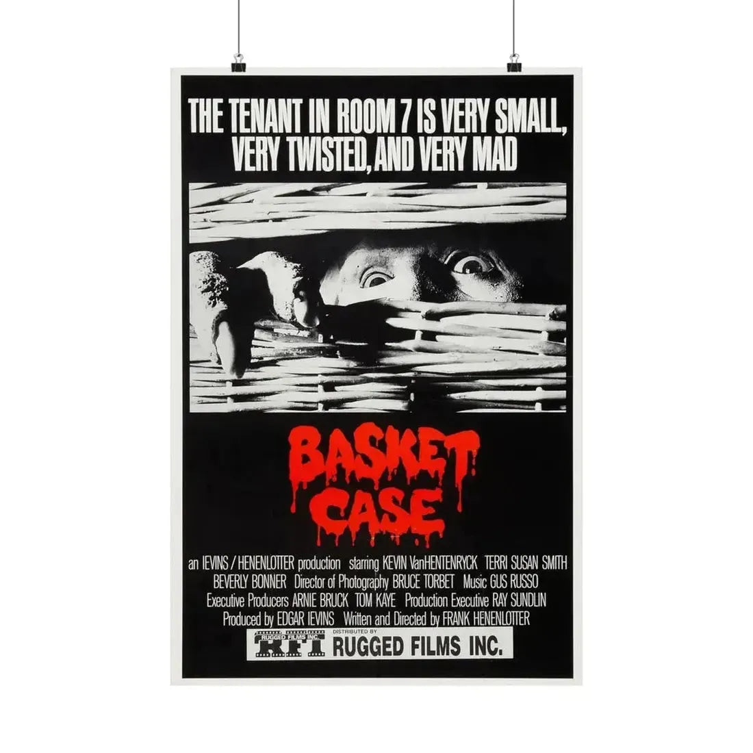BASKET CASE (2) 1982 - Paper Movie Poster - The Sticker Space