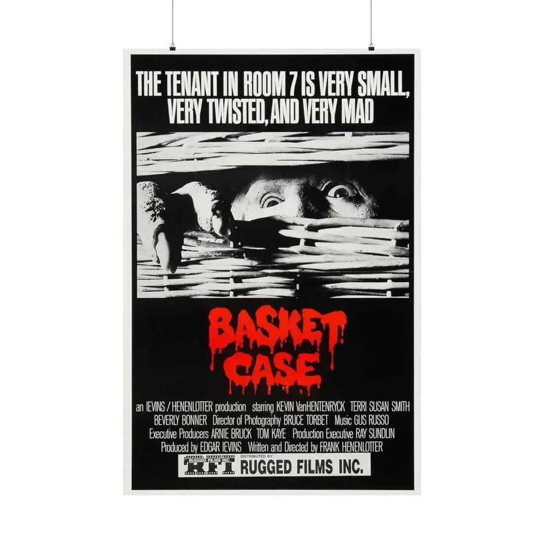 BASKET CASE (2) 1982 - Paper Movie Poster - The Sticker Space