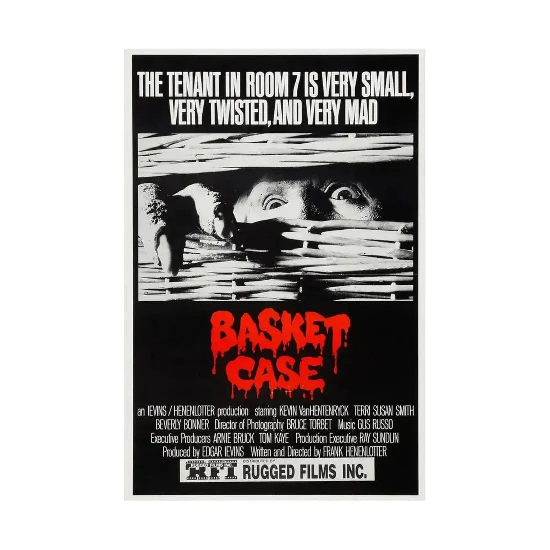BASKET CASE (2) 1982 - Paper Movie Poster - The Sticker Space