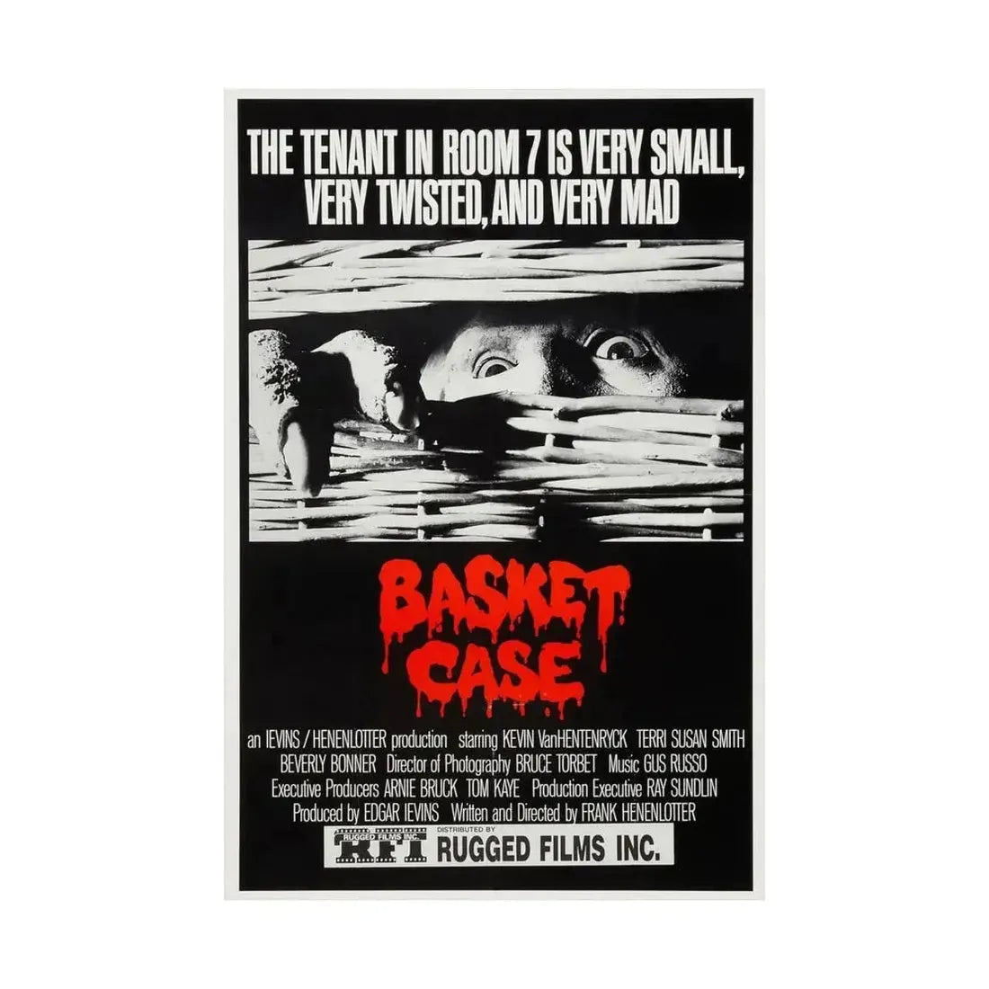 BASKET CASE (2) 1982 - Paper Movie Poster - The Sticker Space