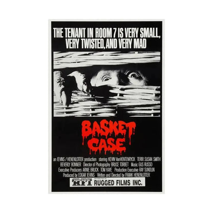 BASKET CASE (2) 1982 - Paper Movie Poster - The Sticker Space