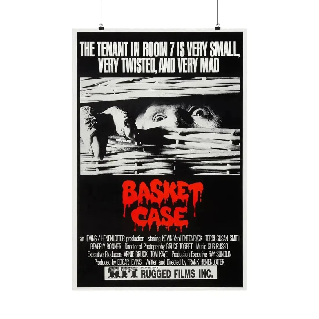BASKET CASE (2) 1982 - Paper Movie Poster - The Sticker Space