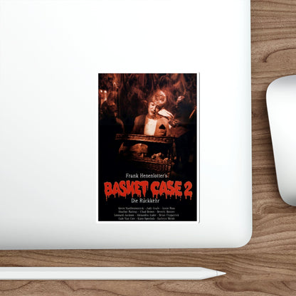 BASKET CASE 2 (GERMAN) 1990 Movie Poster STICKER Vinyl Die-Cut Decal-The Sticker Space