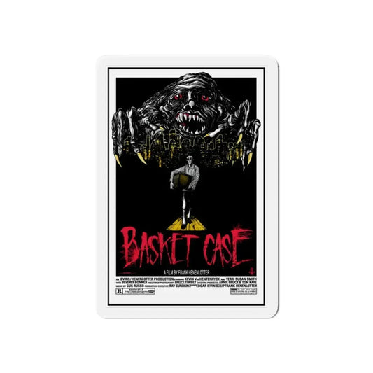 BASKET CASE (ALAMO) 1982 Movie Poster - Refrigerator Magnet 6 Inch - The Sticker Space
