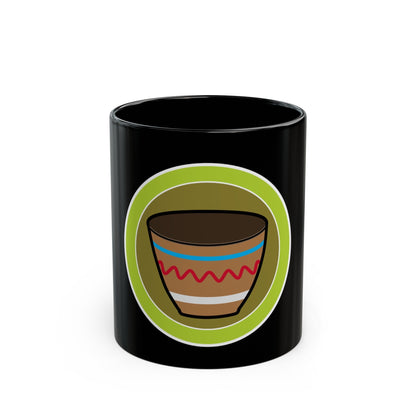 Basketry (Boy Scout Merit Badge) Black Coffee Mug-11oz-The Sticker Space