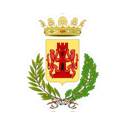 Bassano del Grappa-Stemma (Italy) (Coat of Arms) STICKER Vinyl Kiss-Cut Decal 2 Inch White - The Sticker Space