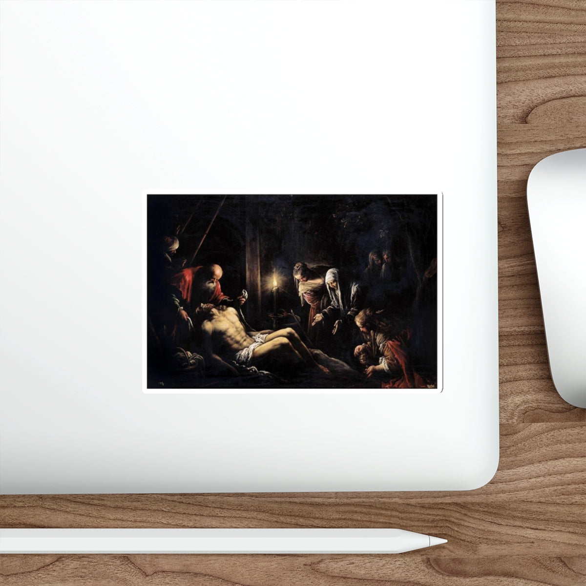 BASSANO, Francesco - Lamentation over the Dead Christ (Artwork) STICKER Vinyl Die-Cut Decal-The Sticker Space