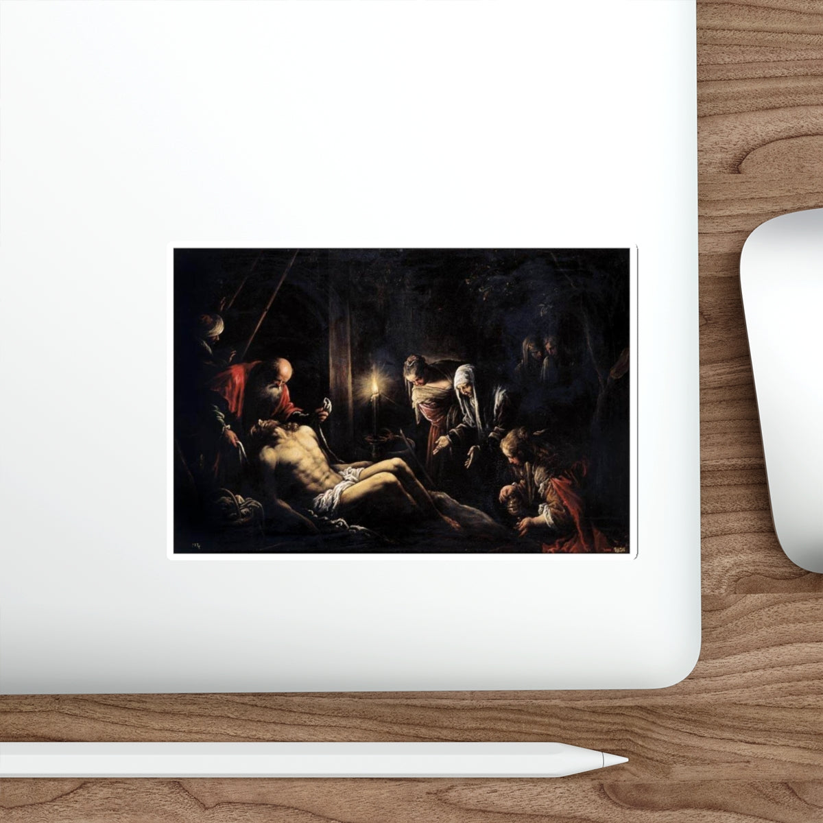 BASSANO, Francesco - Lamentation over the Dead Christ (Artwork) STICKER Vinyl Die-Cut Decal-The Sticker Space