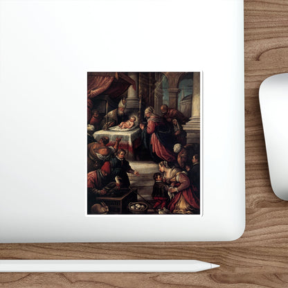 BASSANO, Francesco - The Presentation of Christ in the Temple (Artwork) STICKER Vinyl Die-Cut Decal-The Sticker Space