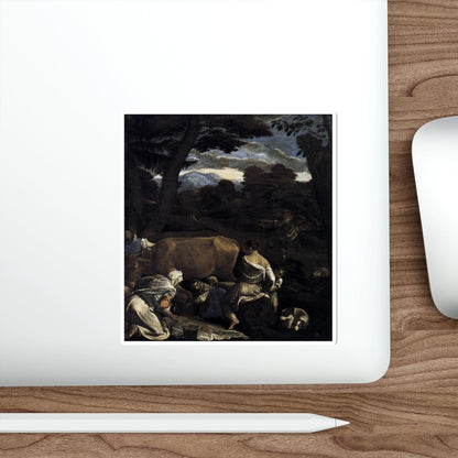 BASSANO, Jacopo - Pastoral Scene (Artwork) STICKER Vinyl Die-Cut Decal-The Sticker Space