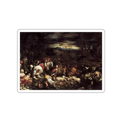 BASSANO, Jacopo - Return of Jacob with His Family (Artwork) STICKER Vinyl Die-Cut Decal White Die-Cut 6 Inch - The Sticker Space