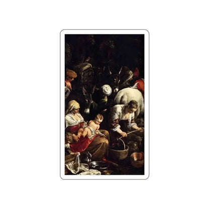 BASSANO, Jacopo - Return of Jacob with His Family (detail)1 (Artwork) STICKER Vinyl Die-Cut Decal - The Sticker Space